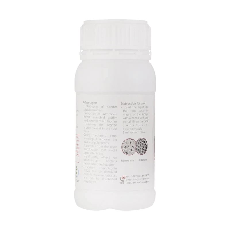محلول هایپو کلرید سدیم 250 میلی لیتری مروابن Hypo Endox Morvabon - تصویر 3