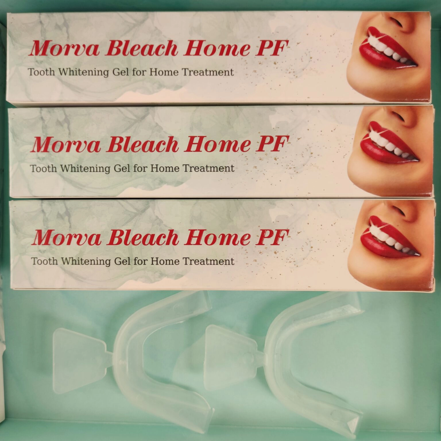 هوم بلیچینگ 6 سرنگ + 2 تری حرارتی مروابن Morva Bleach Home Morvabon - تصویر 2